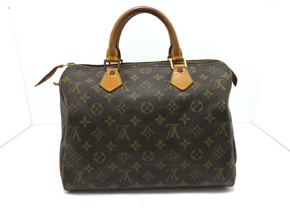 Louis Vuitton Speedy Monogram Handbag Brown